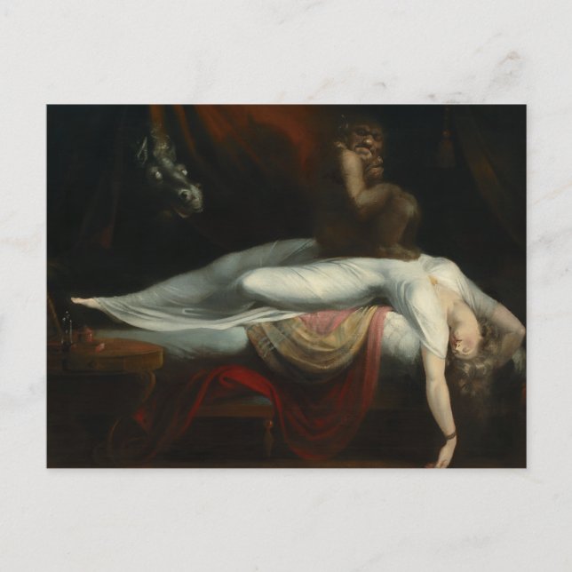 The Nightmare Henry Fuseli Painting Postcard (Front)