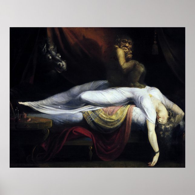 The Nightmare painting by John Henry Fuseli  Poster (Front)
