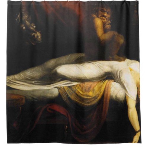 The Nightmare Painting Henry Fuseli Thomas Burke Shower Curtain