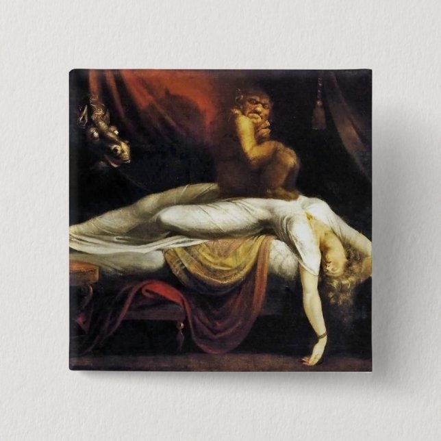 The Nightmare Pinback Button (Front)