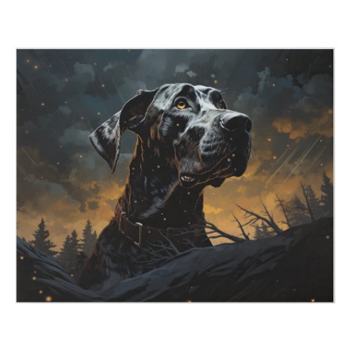 The NIghts Gardian  Faux Canvas Print