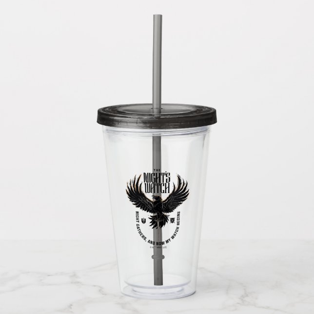 The Night's Watch Motto Acrylic Tumbler (Front)