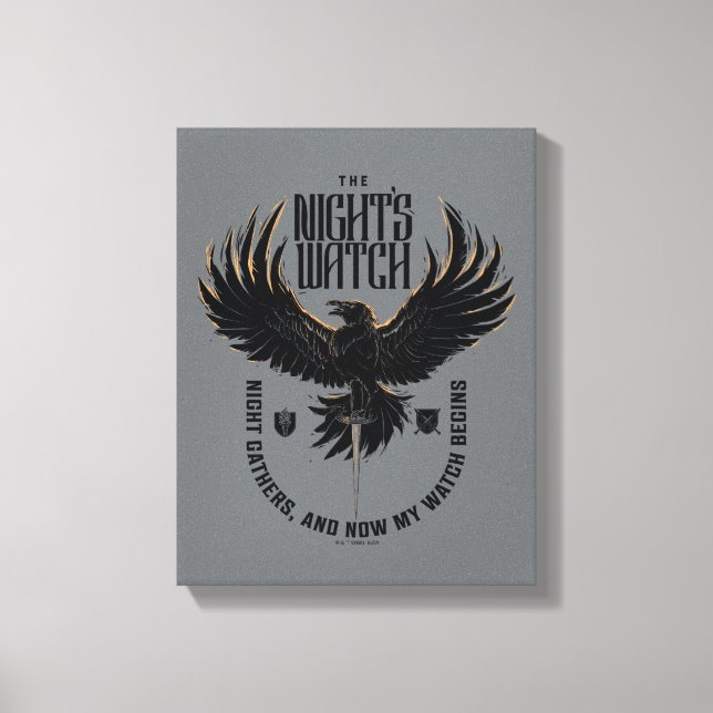 The Night's Watch Motto Canvas Print (Front)
