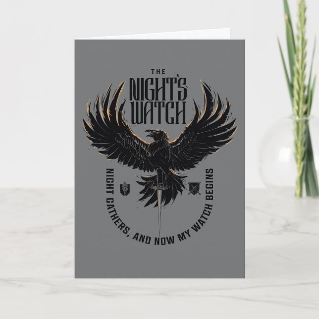 The Night's Watch Motto Card (Front)