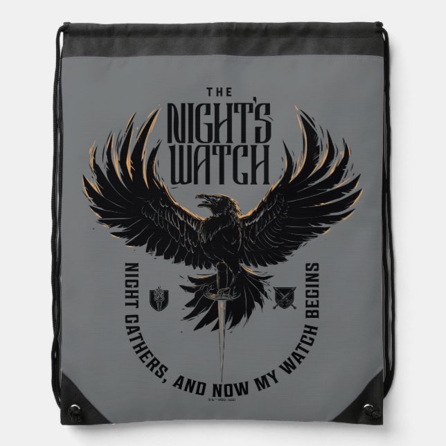 The Night's Watch Motto Drawstring Bag (Front)