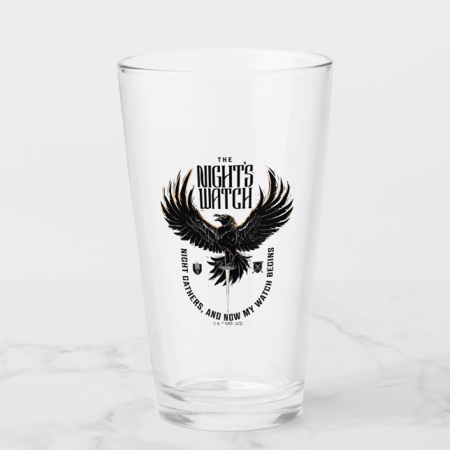 The Night's Watch Motto Glass (Front)