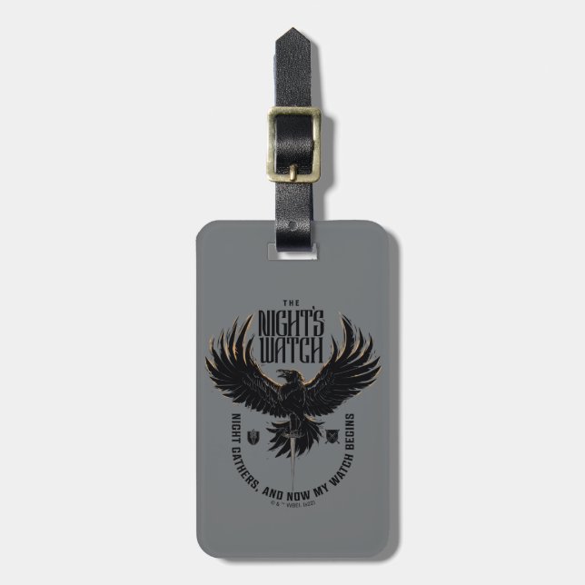 The Night's Watch Motto Luggage Tag (Front Vertical)