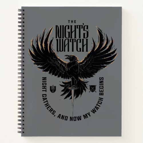 The Nights Watch Motto Notebook