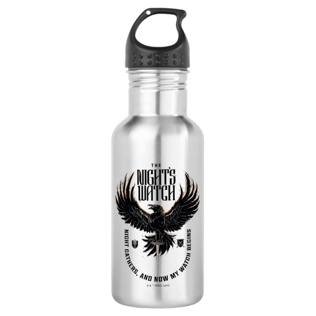 The Night's Watch Motto Stainless Steel Water Bottle (Front)
