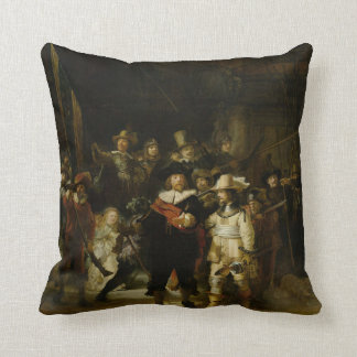 The Nightwatch by Rembrandt van Rijn "Nachtwacht" Throw Pillow