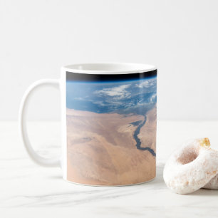 The Nile River, Red Sea And Mediterranean Sea. Coffee Mug