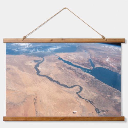 The Nile River Red Sea And Mediterranean Sea Hanging Tapestry