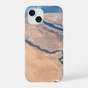 The Nile River, Red Sea And Mediterranean Sea. iPhone 15 Case