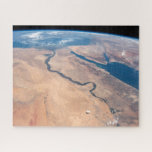 The Nile River, Red Sea And Mediterranean Sea. Jigsaw Puzzle