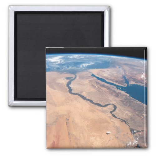 The Nile River Red Sea And Mediterranean Sea Magnet