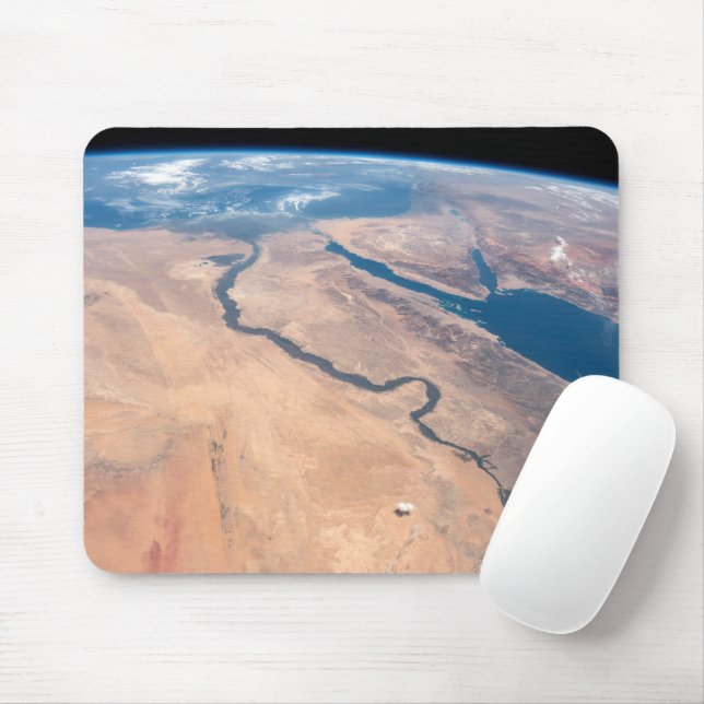 The Nile River, Red Sea And Mediterranean Sea. Mouse Pad (With Mouse)