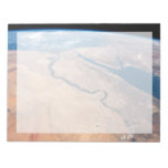 The Nile River, Red Sea And Mediterranean Sea. Notepad