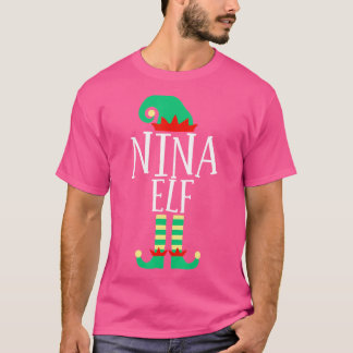 The Nina Elf Family Matching Christmas Pajamas T-Shirt