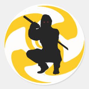 THE NINJA CREED CLASSIC ROUND STICKER