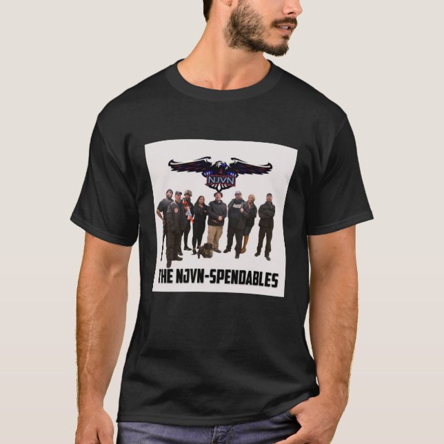 THE NJVN-SPENDABLES TEE SHIRT (Front)
