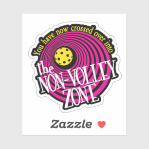 The No-Volley Zone Sticker