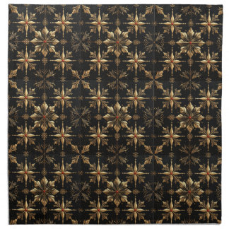 The Noël Kitchen Elegance - Black Cloth Napkin