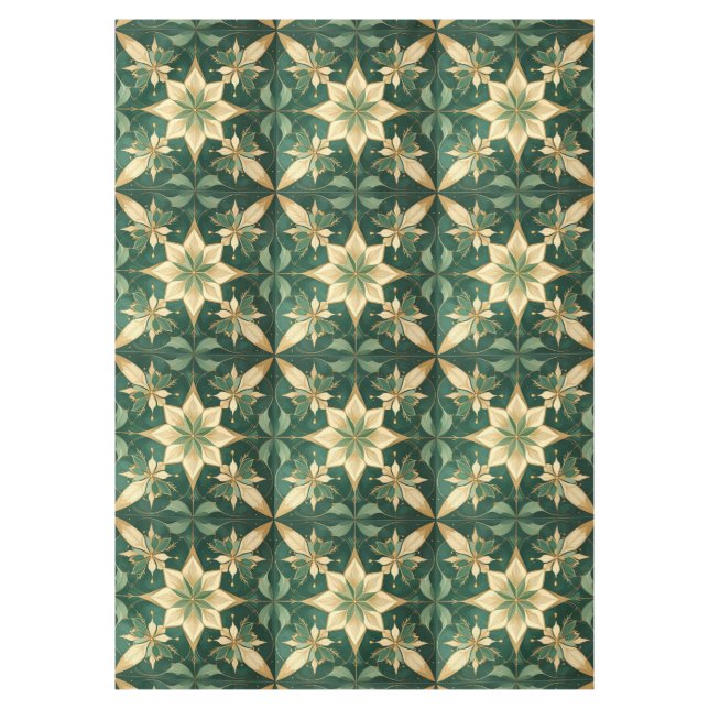 The Noël Kitchen Elegance - Star Tablecloth (Front)