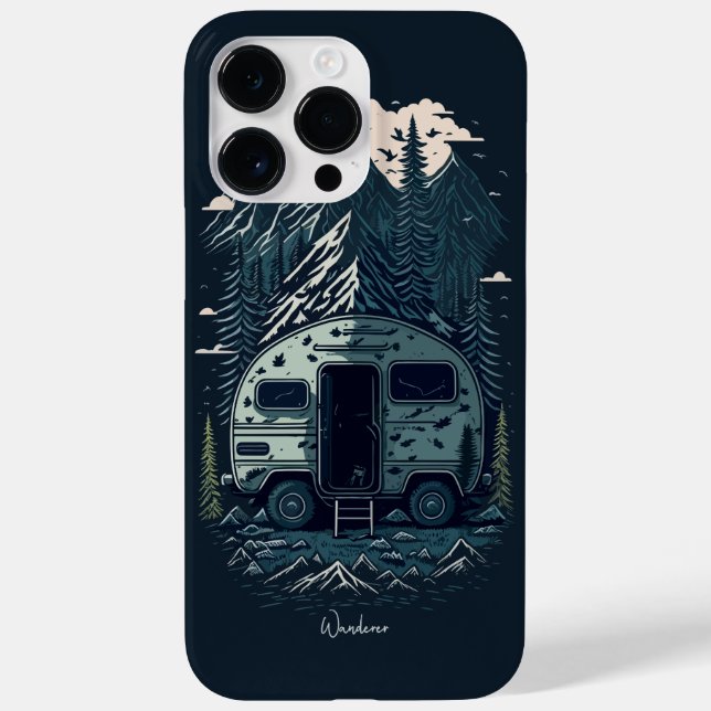The Nomadic Wanderer's Camping Car Adventure Case-Mate iPhone Case (Back)