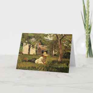 The Nooning by Winslow Homer Card