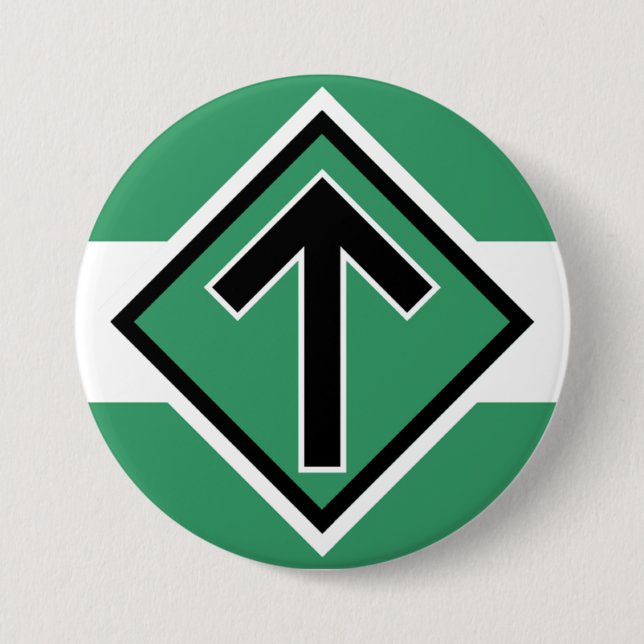 The Nordic Resistance Movement  Button (Front)