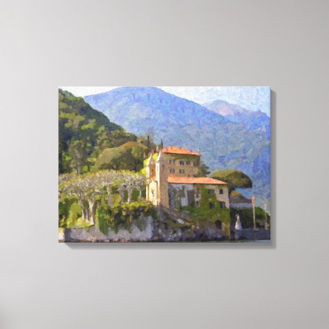 The North of Italy Bellagio Wrapped Canvas Print (Front)