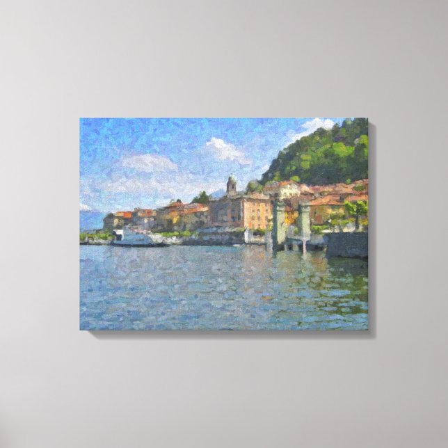 The North of Italy Bellagio Wrapped Canvas Print (Front)