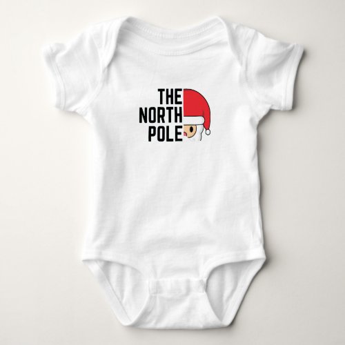 The North Pole Christmas Baby Bodysuit