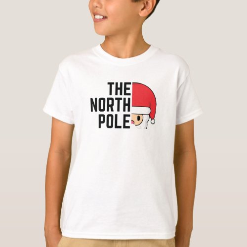 The North Pole Christmas T_Shirt