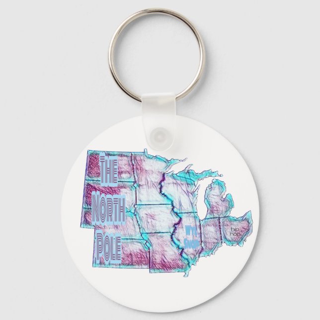 The North Pole Keychain (Front)