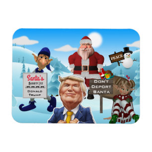 The North Pole Protests Trump Magnet
