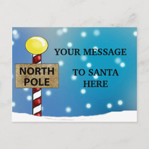 The North Pole Santa's Postcard