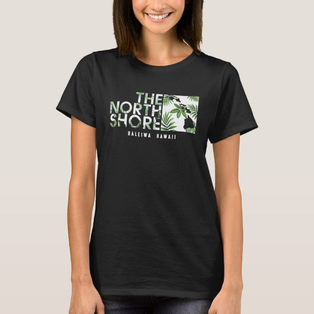 The North Shore Hawaii Floral T-Shirt (Front)