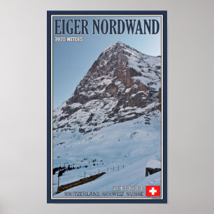The North Wall of the Eiger Poster