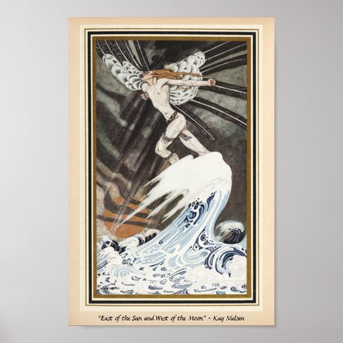 The North Wind goes over the sea  Kay Nielsen Poster