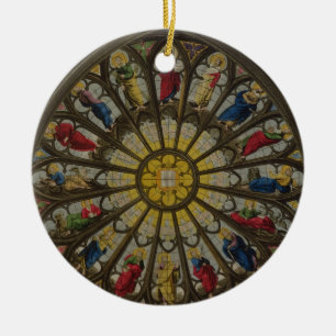 The North Window, plate D from 'Westminster Abbey' Ceramic Ornament