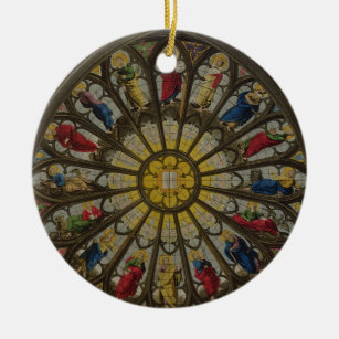 The North Window, plate D from 'Westminster Abbey' Ceramic Ornament