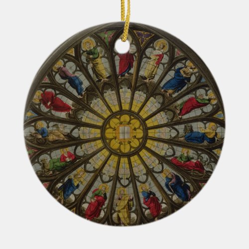 The North Window plate D from Westminster Abbey Ceramic Ornament