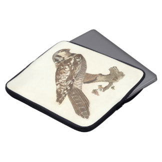 The Northern Hawk Owl (Surnia ulula) Bird Image Laptop Sleeve