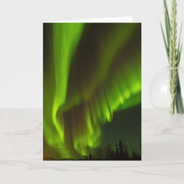 The Northern Lights | Fairbanks, Alaska Card (Front)