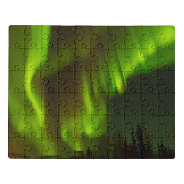 The Northern Lights | Fairbanks, Alaska Jigsaw Puzzle (Puzzle Horizontal)