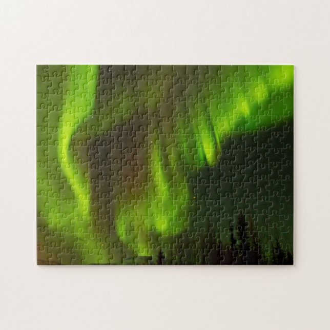 The Northern Lights | Fairbanks, Alaska Jigsaw Puzzle (Horizontal)