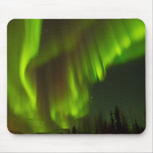 The Northern Lights Fairbanks, Alaska Mouse Pad