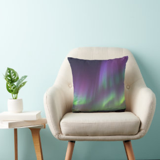 The Northern Lights | North Iceland Throw Pillow