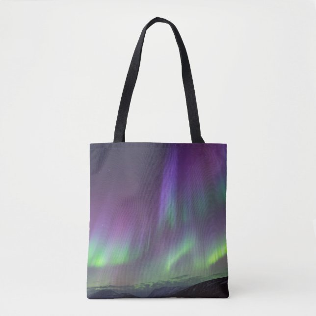 The Northern Lights | North Iceland Tote Bag (Front)